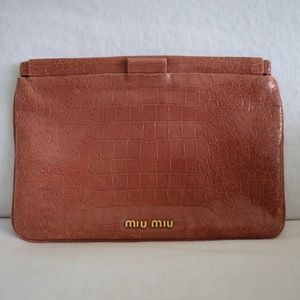 Miu Miu Enamel Clutch